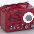 Retro Radio Retro Recorder Radio 3d model