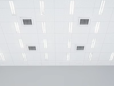 Ceiling office ceiling aluminum gusset ceiling 3d model