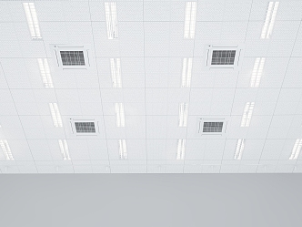 Ceiling office ceiling aluminum gusset ceiling 3d model