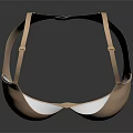 Beige Wireless Bra With Soft Fabric Comfortable Seamless Design For Daily Use