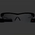 Stylish Black Glasses Shaped Jewelry Accessory For Modern Fashion Look