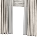 Luxurious Light Gray Curtains With Sheer Panels And Pleated Design For Home Decor