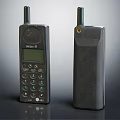 Vintage Ericsson Mobile Phones With Antenna Keypad Screen And Retro Design
