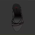 Women's High Heel Sandals With Crisscross Straps Block Heel And Woven Platform Sole
