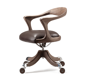 Modern office chair handed down swivel chair 3d model