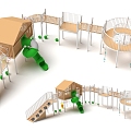 Expand climbing platform non-standard features crawling amusement park children's park amusement park amusement sketch 3d model