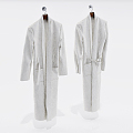 Modern Bathrobe Hotel Pajamas 3d model