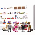 Various Style Dolls and Assorted Toys Collection with Different Characters and Designs