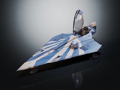 Modern Fighter Sci-fi Fighter 3d model