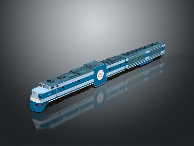 Train Light Rail Metro High Speed Rail EMU Train High Speed Train High Speed Train High Speed Locomotive EMU 3d model