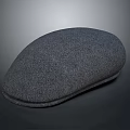 Gray Felt Beret Classic Style Warm Soft Texture Daily Wear Accessory
