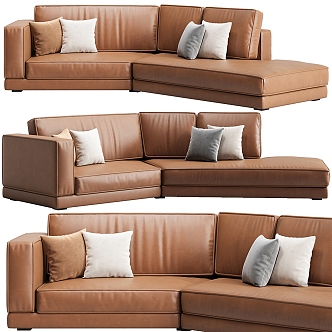 Miloti Minotti Multiplayer Sofa 3d model