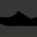 Black Casual Slippers With Adjustable Strap And Non Slip Sole For Everyday Home Wear
