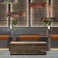 Modern Restaurant Catering Shop 3d model