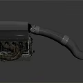 modern engine car engine 3d model