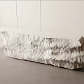 Modern reception desk 3d model