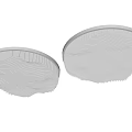 Corrugated Round Ceiling Special-shaped Ceiling Circular Grille Ceiling Circular Wave Ceiling Corrugated Grille Ceiling French Textured Paper Ceiling 3d model