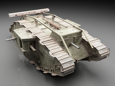 Mark 4 Tank Vintage Tank First War Tank 3d model