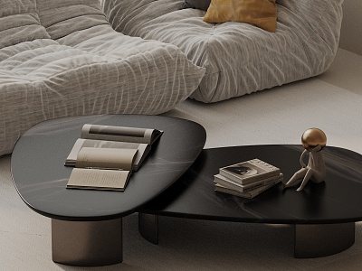 Modern coffee table model