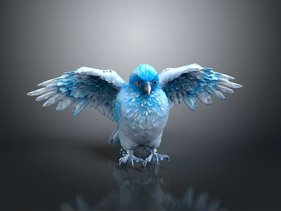 bird game animal cartoon animal realistic animal 3d model