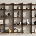 New Chinese Style Storage Rack 3d model