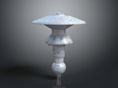 Elegant Intricate Carved Sculpture with Multi layered Structure and Ornate Artistic Details 3d model