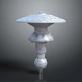 Elegant Intricate Carved Sculpture with Multi layered Structure and Ornate Artistic Details