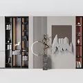 Modern Bookcase Bookshelf 3d model
