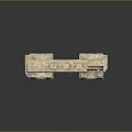 Scenic Ancient Stone Arch Architecture With Columns Top Decorations And Textured Design
