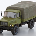 Truck Military Truck Military Transporter 3d model