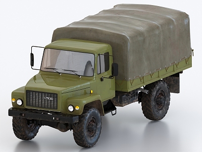 Truck Military Truck Military Transporter 3d model