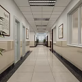 Traditional Chinese Medicine Clinic Reception Area With Chinese Style Decorations Paintings Seats And TV