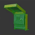 Modern cipher machine Enigma cipher machine enigma cipher machine Enigma machine. 3d model