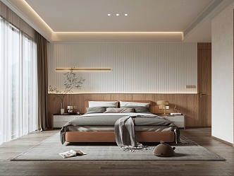 Master Bedroom Modern Bedroom 3d model