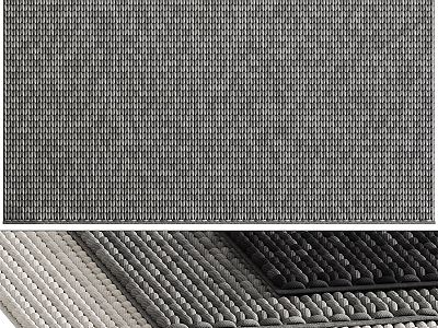 Modern Square Carpet Woven Carpet Knitted Carpet Minimalist Carpet Living Room Carpet Bedroom Carpet 3d model