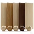 Modern Entryway Cabinet And Side Cabinet With Various Wood Tones And Sleek Design