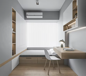 Modern tatami bedroom study tatami 3d model