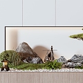 New Chinese Zen Landscape 3d model