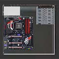 Modern mainframe chassis enclosure high-end chassis 3d model
