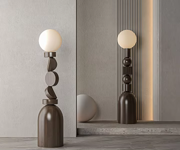 Modern floor lamp 3d model