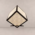 Square lamp creative table lamp 3d model