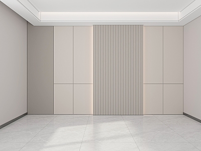 Modern background wall 3d model