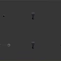 Various Street Lamp Designs With Metal Poles And Classic Lamp Heads