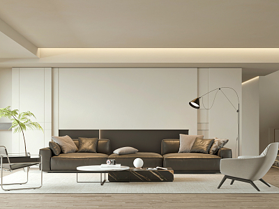 modern living room model