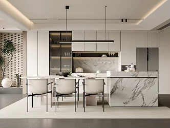 Modern Restaurant 3d model