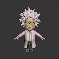 Cartoon Doctor Cartoon Doctor Cartoon Scientist Cartoon Character Portrait Animation Character Portrait 3d model