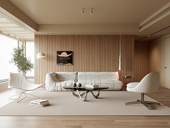 Quiet living room home living room 3d model