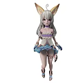 Modern game character girl game character 3d model