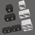 Modern downlight spotlight open downlight 3d model
