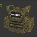 Marina Camouflage Vest With Durable Storage Pockets And Outdoor Design